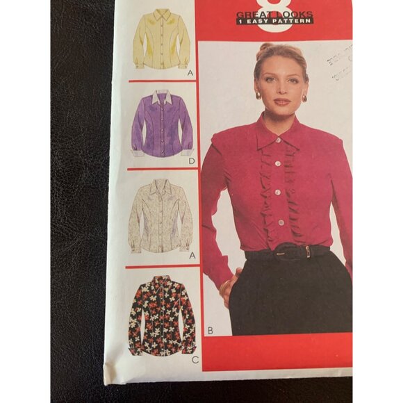 McCall's Misses Shirt Sewing Pattern Sz 4 - 6 8918 - Uncut - Picture 3 of 10